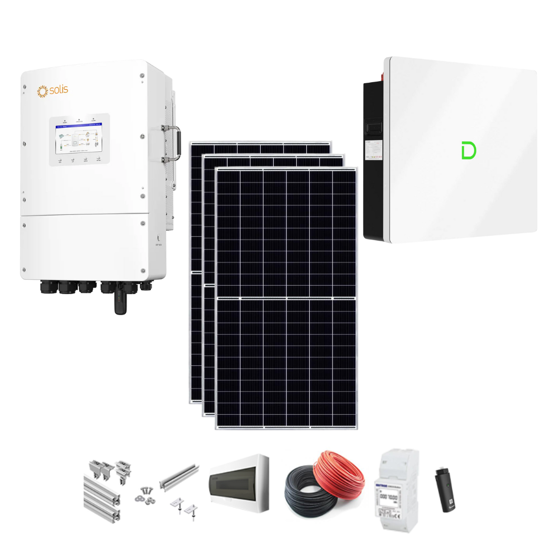 Sistem Fotovoltaic 8kW Monofazat cu Acumulare + montaj