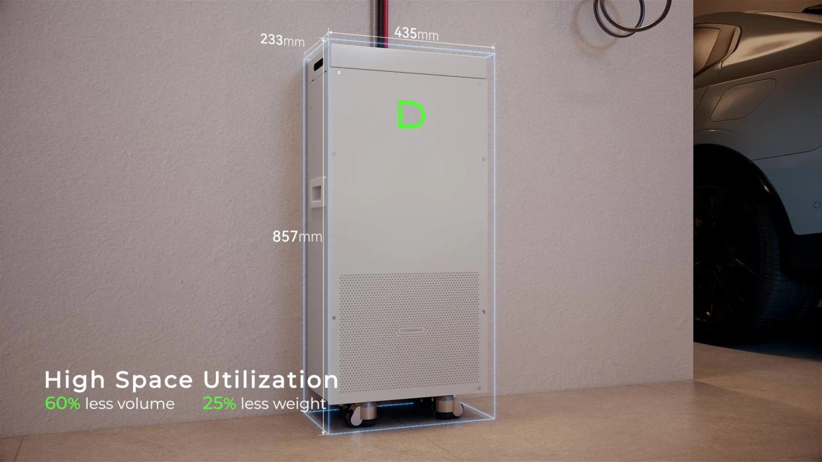 Baterie Dyness 14.336 kWh 51.2V LiFePO4 PowerBrick Pro - imagine 5